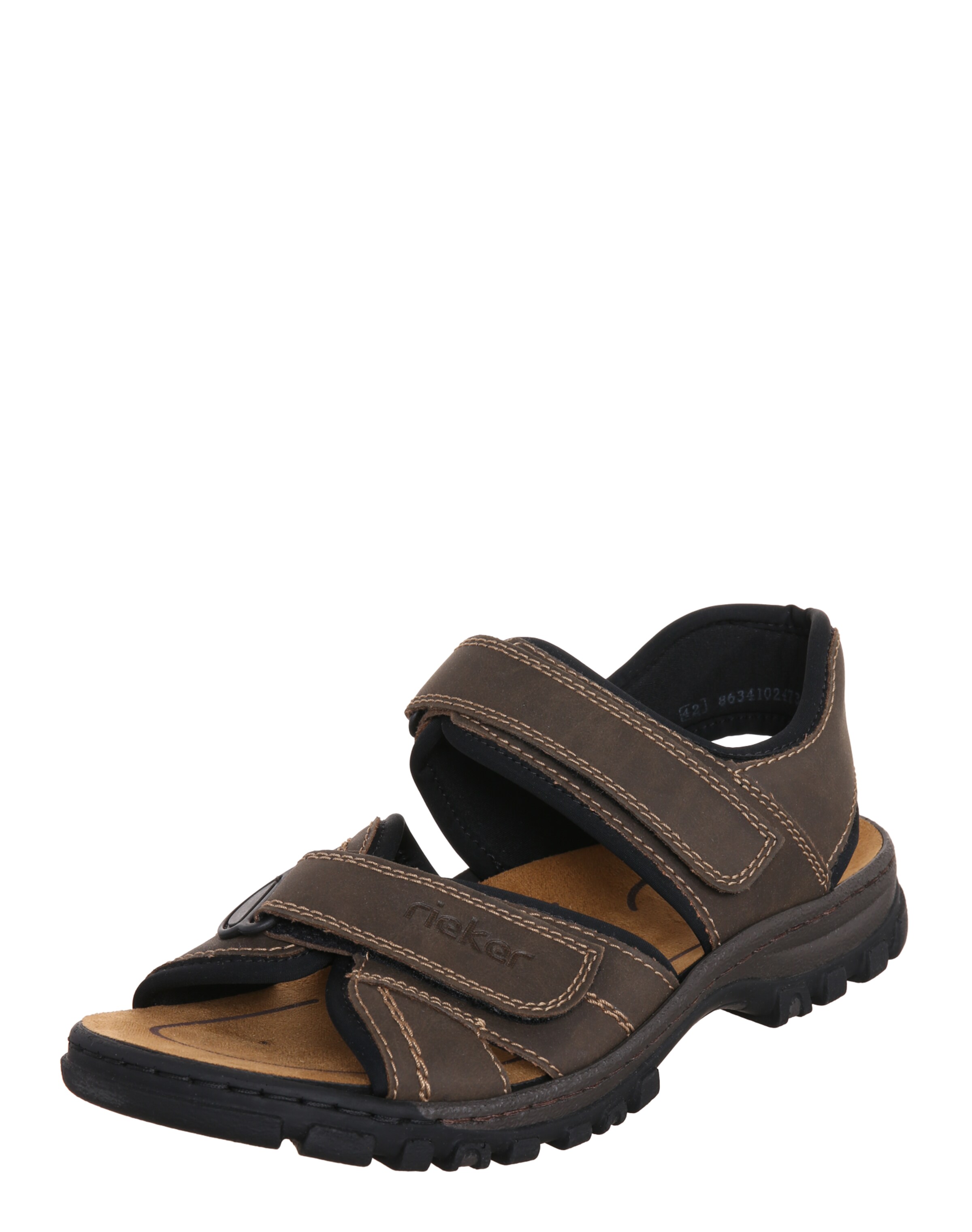 Rieker Trekking sandal in Brown: front