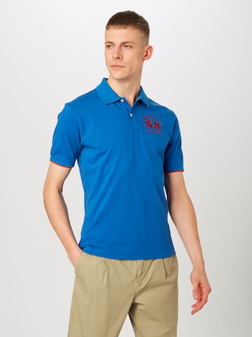 Coupe regular T-Shirt La Martina en bleu : devant