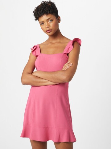 Robe NA-KD en rose : devant