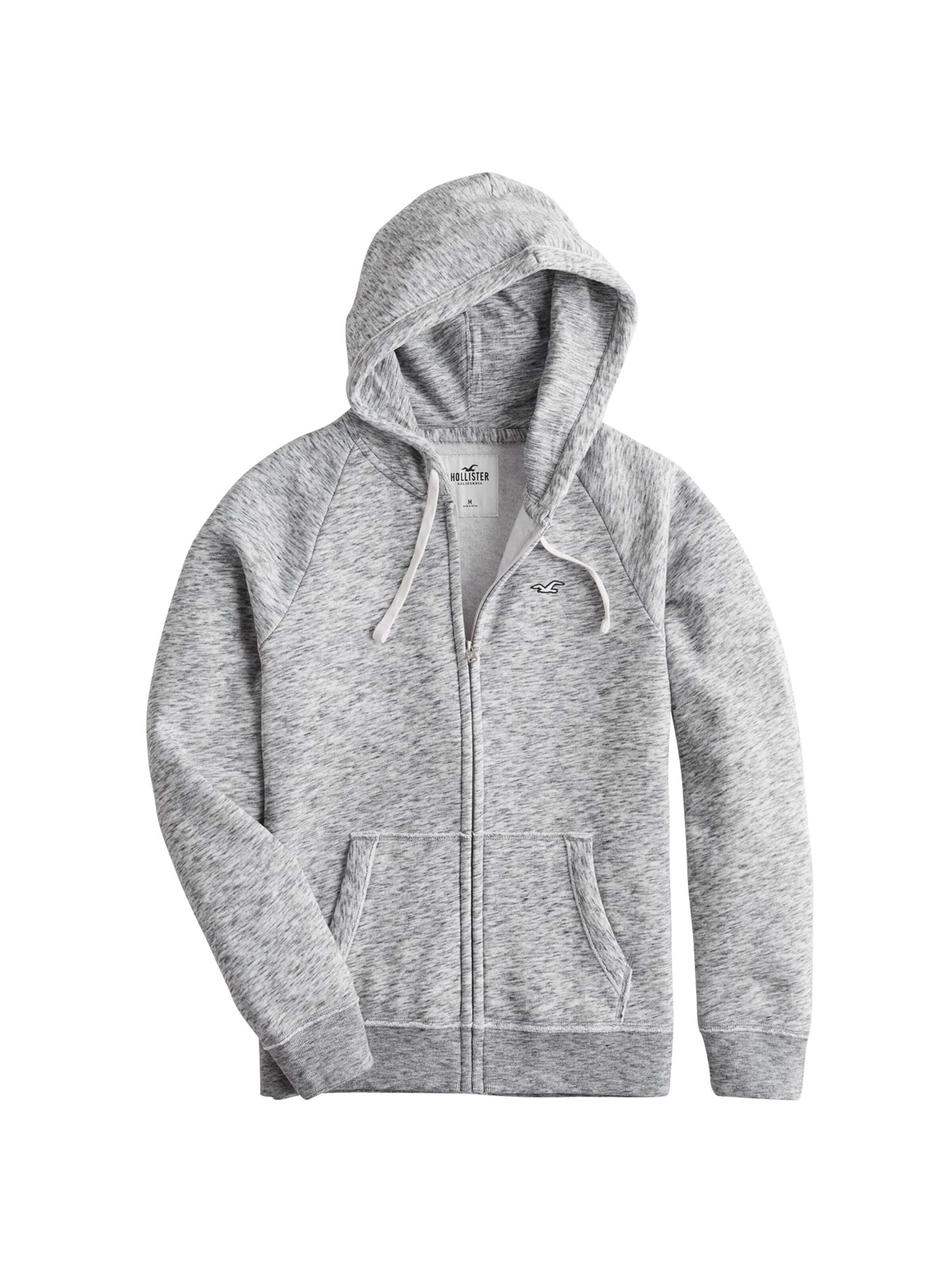 HOLLISTER - Sweatvest in de kleur Grijs