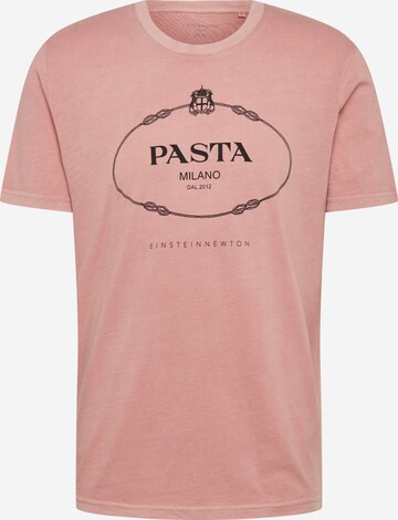 Coupe regular T-Shirt 'Pasta' EINSTEIN & NEWTON en rose : devant