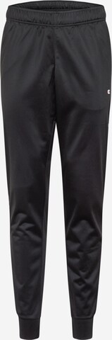 Tapered Pantaloni sportivi di Champion Authentic Athletic Apparel in nero: frontale