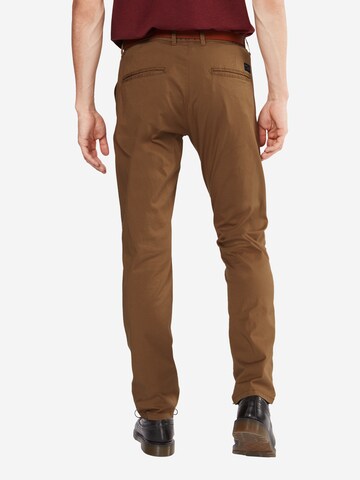 SELECTED HOMME Slim fit Chino Pants 'Yard' in Brown