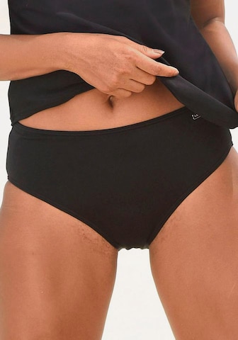 LASCANA Bikini Bottoms in Black: front