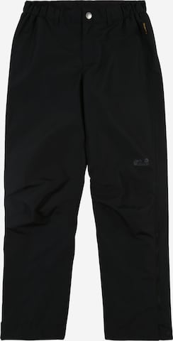 Regular Pantalon d'extérieur 'Snowy Days' JACK WOLFSKIN en noir : devant