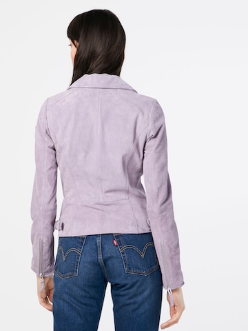 FREAKY NATION Between-Season Jacket in Purple: back