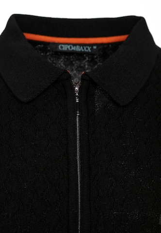 CIPO & BAXX Shirt in Zwart: voorkant
