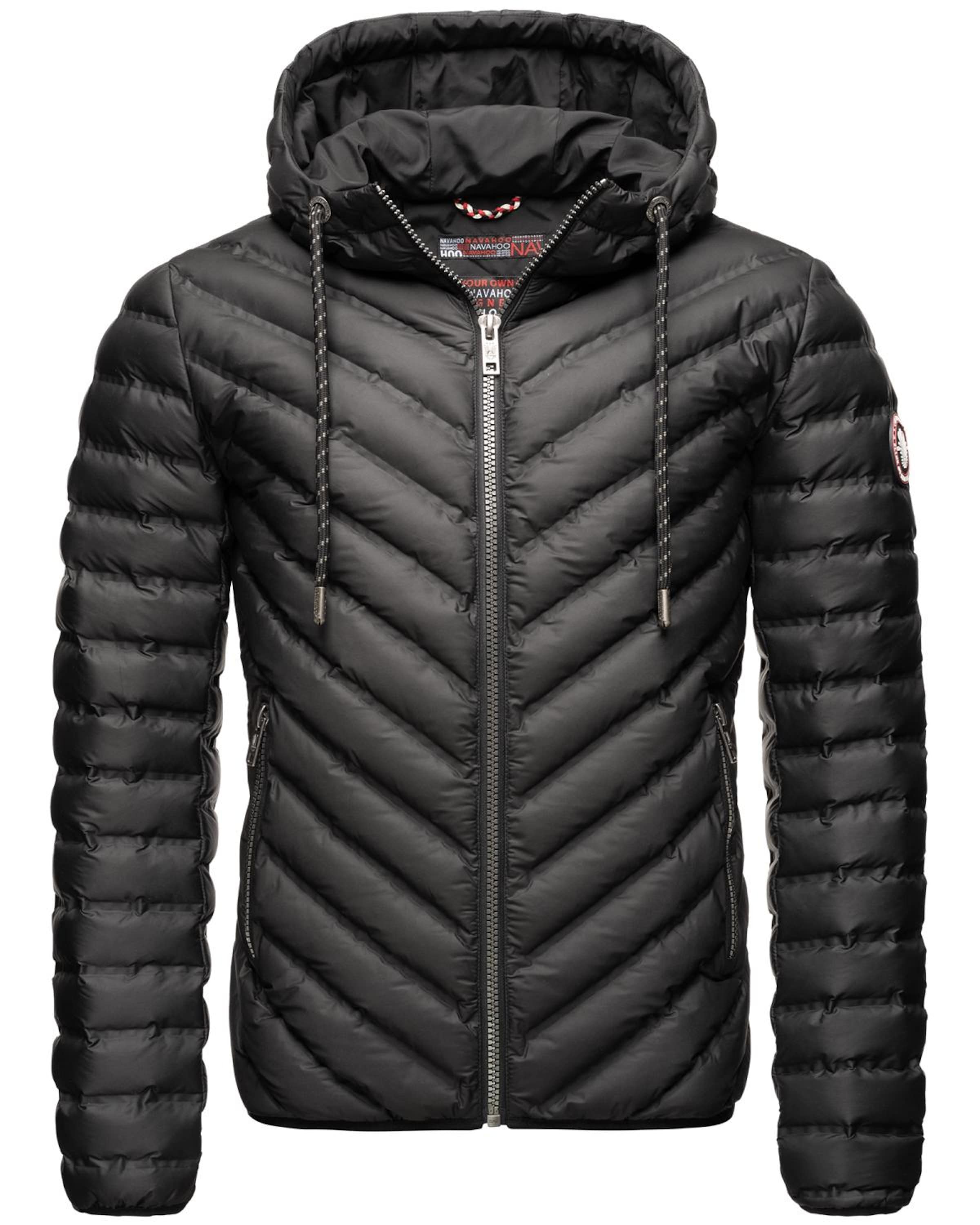 NAVAHOO Between-season jacket 'Fey-Tun' in Black: front