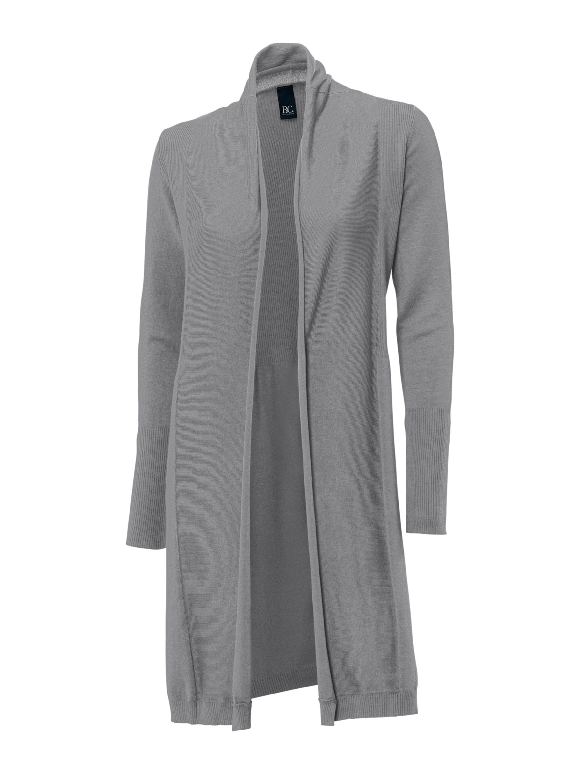 heine - Gebreid vest in de kleur Grijs gemêleerd