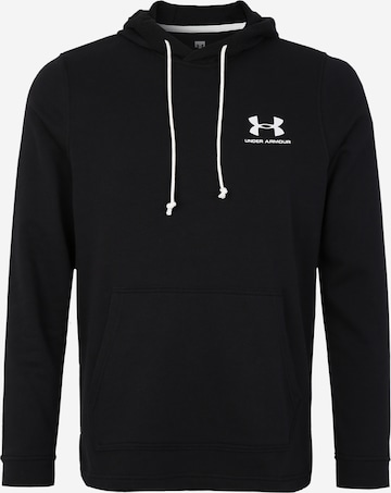 melns UNDER ARMOUR Sportiska tipa džemperis: no priekšpuses