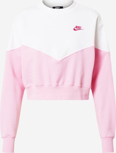 Nike Sportswear Sweatshirt in pink weiß | ABOUT YOU Nike Sportswear Sweatshirt in pink weiß | ABOUT YOU