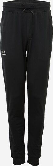 UNDER ARMOUR Pantalon de sport en noir / blanc, Vue avec produit