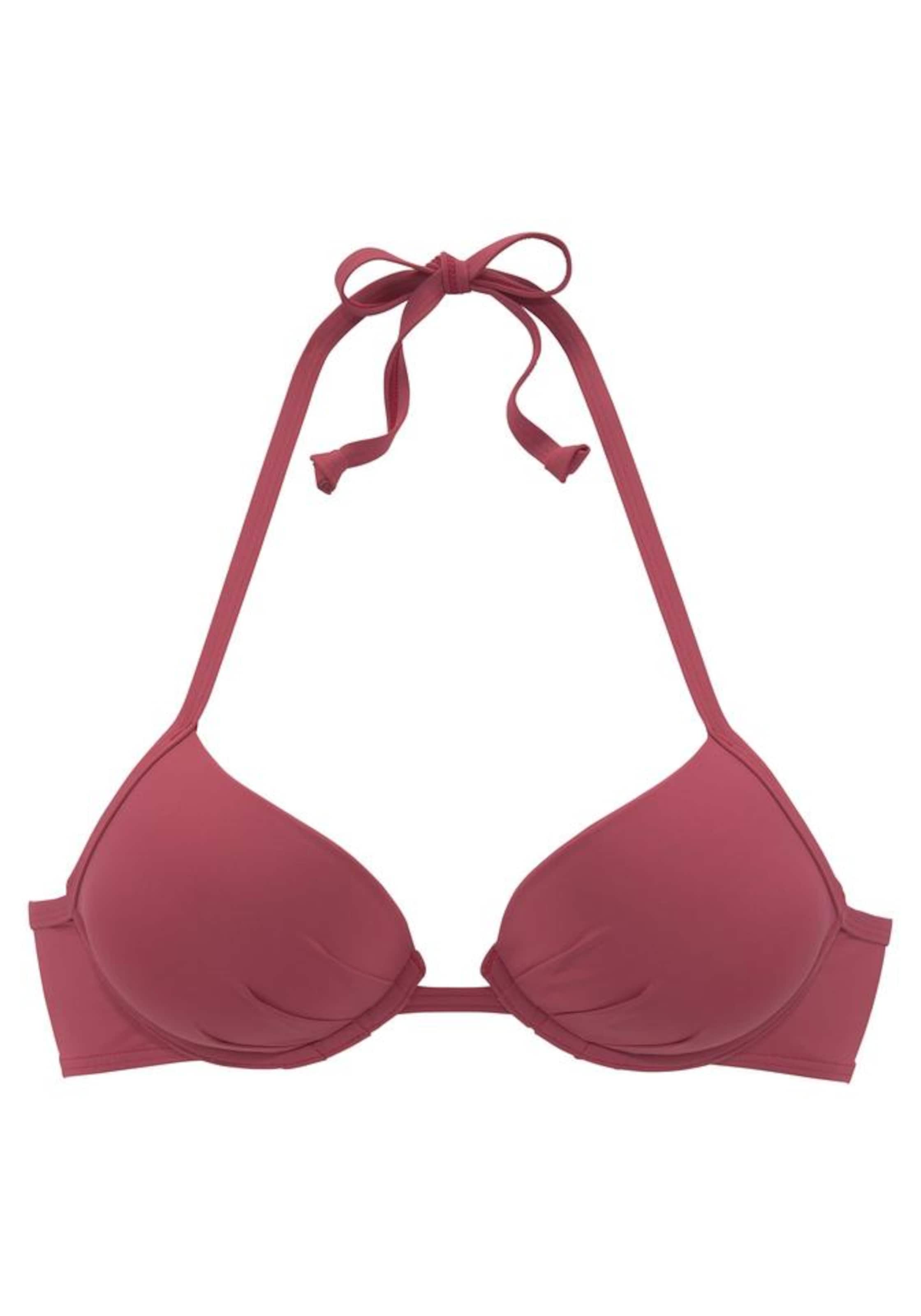 s.Oliver s.Oliver Beachwear Push-Up-Bikini-Top »Rome« in rostrot, Produktansicht
