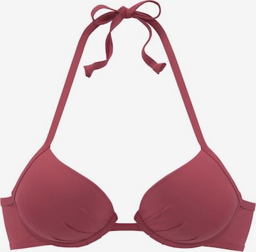 s.Oliver Push-up Bikini Top in Red: front