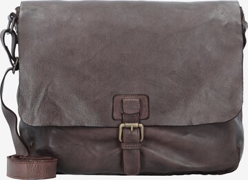 Harold's Crossbody Bag in Brown: front