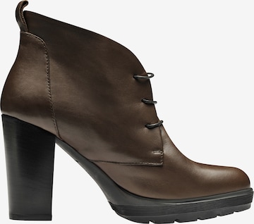 EVITA Lace-Up Ankle Boots in Brown