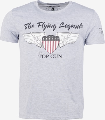 TOP GUN T-Shirt in Grau: predná strana