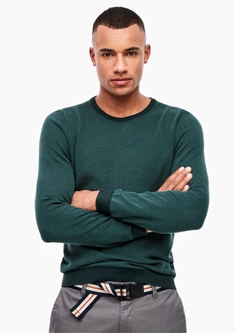 s.Oliver Pullover in Grün: Vorderseite