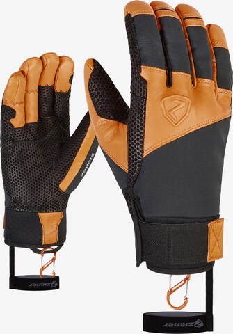 ZIENER Athletic Gloves in Black