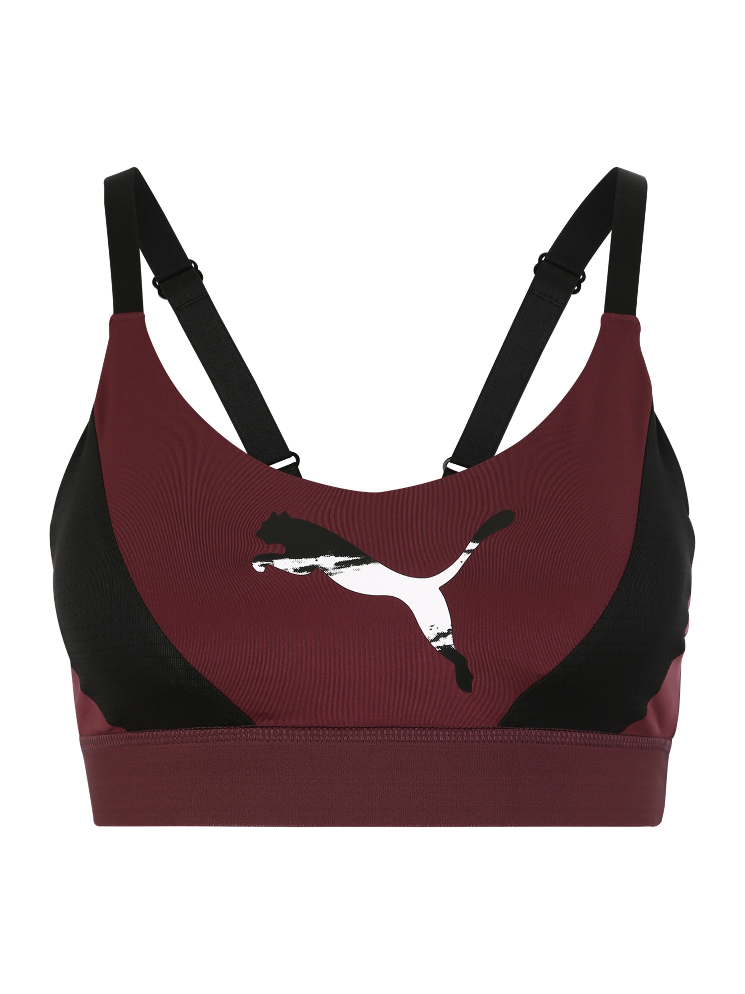 PUMA - Sport-BH in weinrot