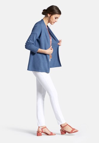 Peter Hahn Knit Cardigan 'Caro' in Blue