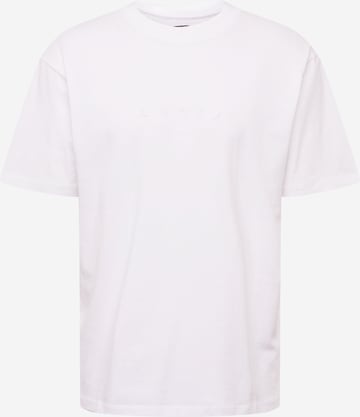 EDWIN - Ajuste regular Camiseta 'Katakana Embroidery' en blanco: frente