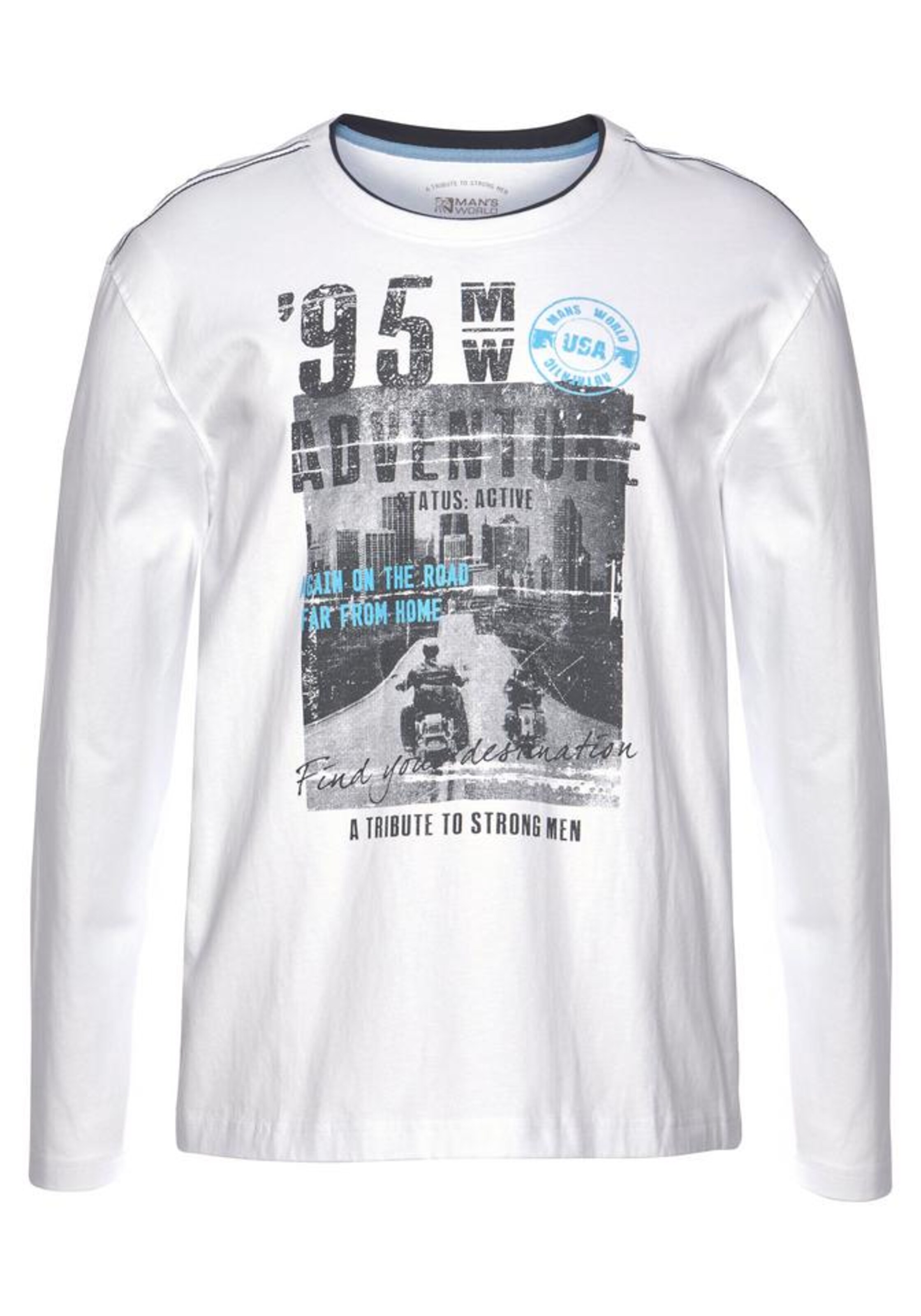 Man's World Shirt in White: front