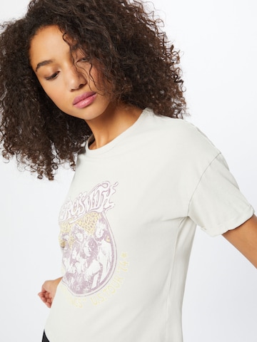 ONLY T-Shirt 'ONLAerosmith' in Grau