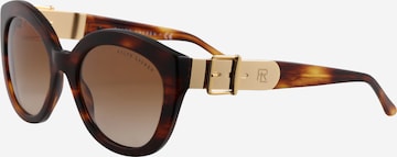 Ralph Lauren Sonnenbrille '0RL8185' in Brown: front