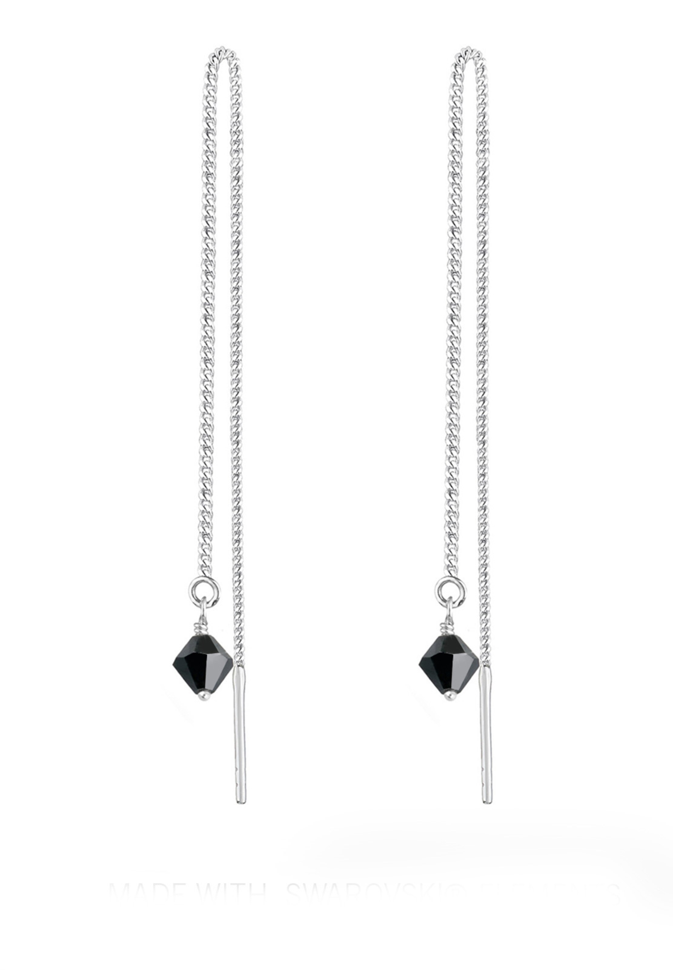 Boucles d'oreilles ELLI en argent : devant