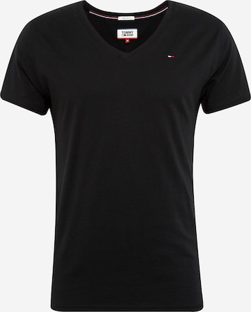 Tommy Jeans Shirt in Zwart: voorkant