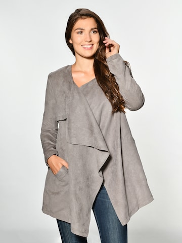 Maze Between-Seasons Coat 'Pula' in Grey: front