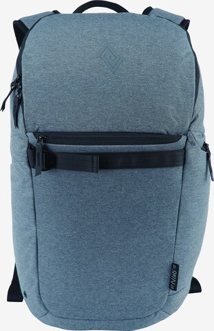 NitroBags Rugzak 'Nikuro' in Blauw: voorkant