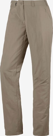 Schöffel Regular Workout Pants 'Santa Fe' in Beige: front