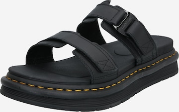 Saboți 'Chilton' de la Dr. Martens pe negru: față