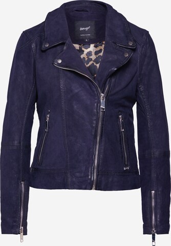 Maze Lederjacke 'Romie' in Navy | ABOUT YOU