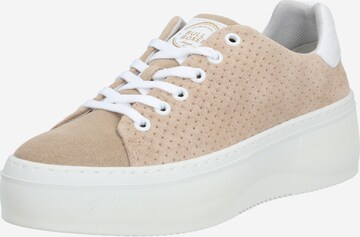 BULLBOXER Sneakers laag in Beige: voorkant