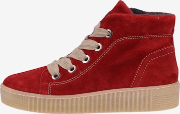 GABOR Sneakers hoog in Rood