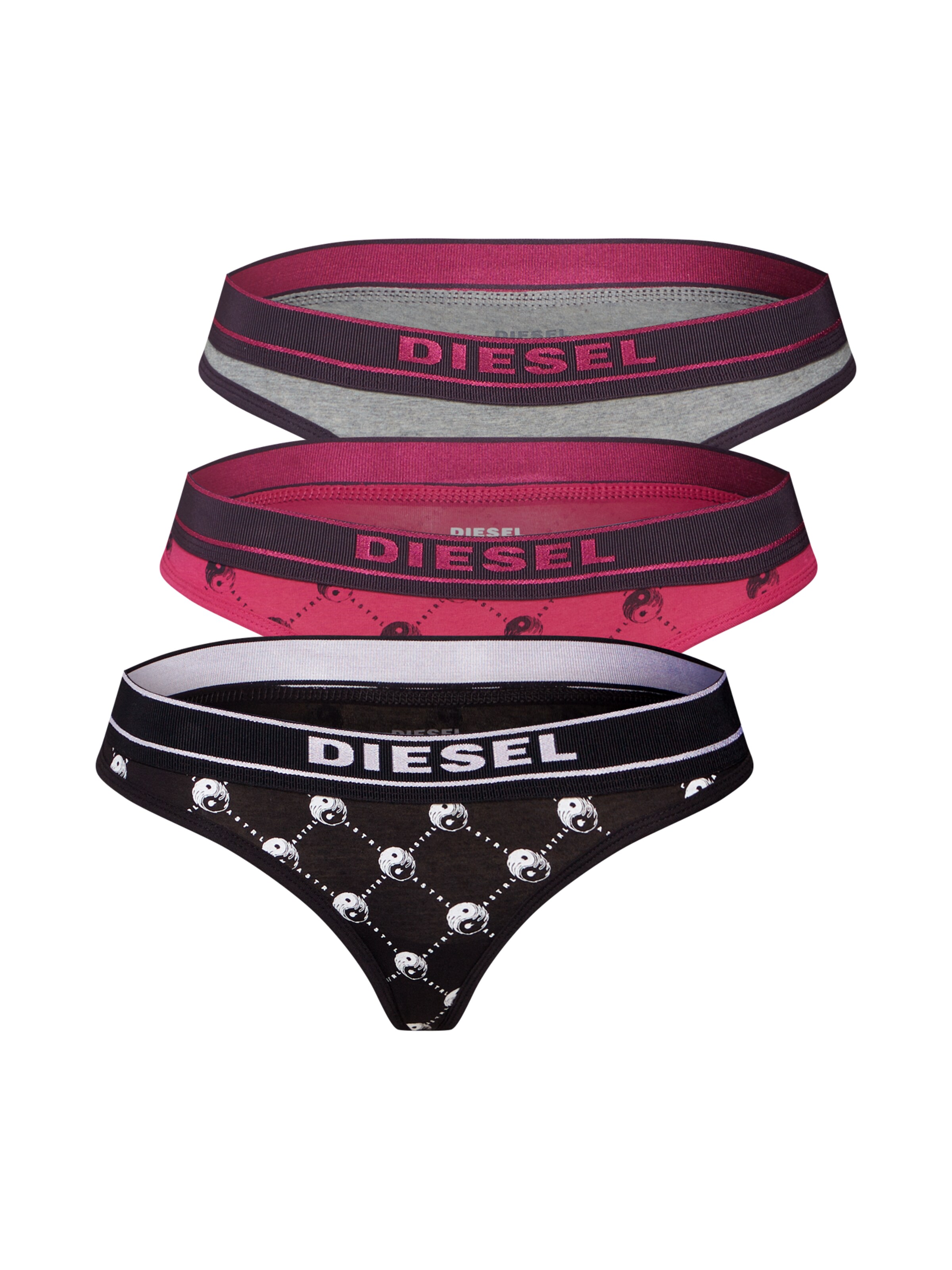 DIESEL - String in de kleur Grijs