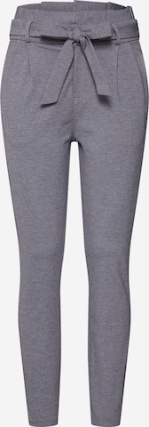 VERO MODA Pleat-Front Pants 'Eva' in Grey: front