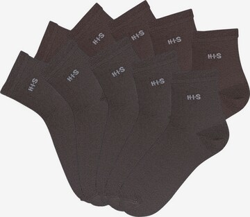 H.I.S Ankle Socks in Black: front