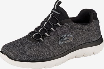 Baskets basses 'Summits Forton' SKECHERS en noir : devant