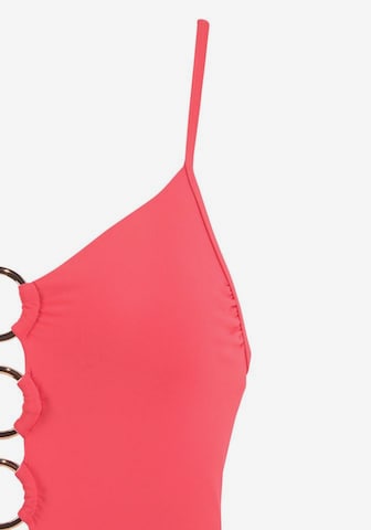 JETTE Triangle Swimsuit in Pink