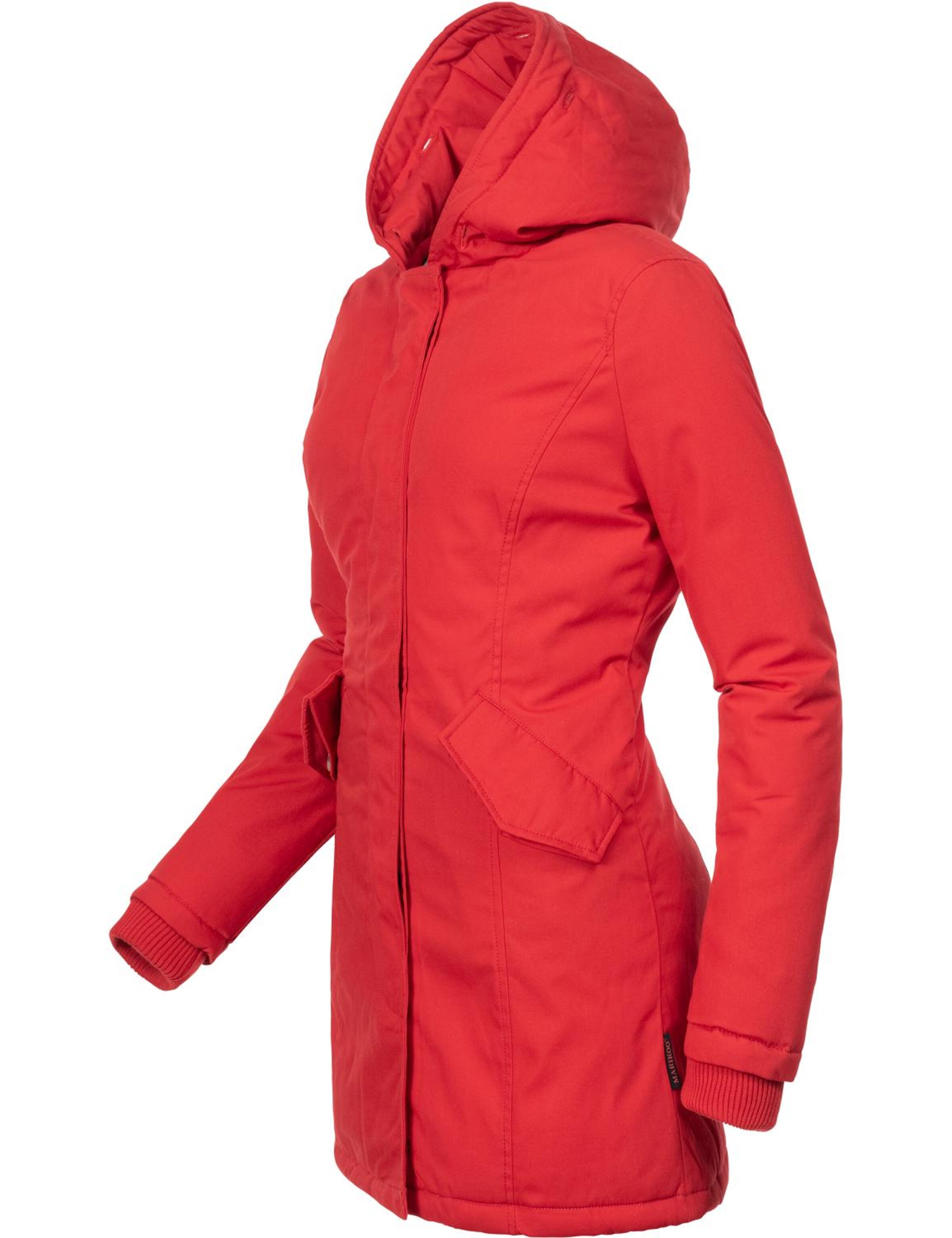 MARIKOO Winter parka 'Karmaa' in Red