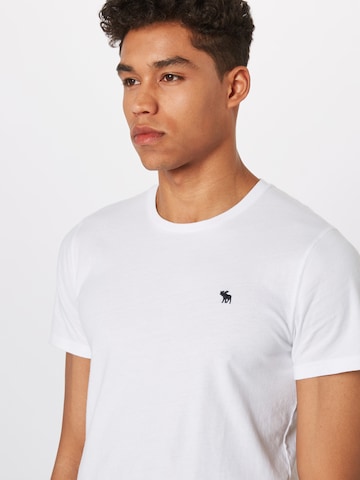 Abercrombie & Fitch T-shirt 'GLBL CREW MULTIPACK' i vit