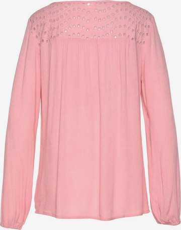 LASCANA Blus i rosa