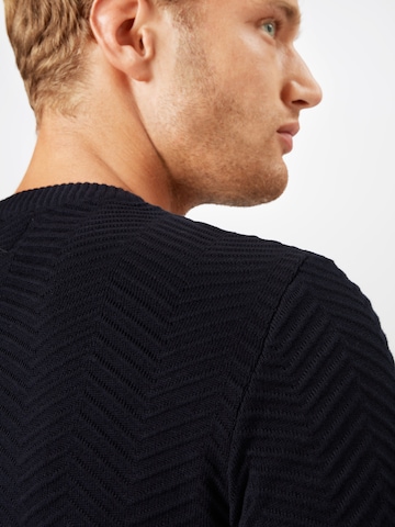 Kronstadt Regular fit Sweater 'Carlo' in Blue