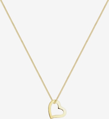 ELLI PREMIUM Halskette 'Herz' in Gold