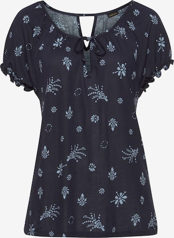 s.Oliver Shirt in Blauw: voorkant