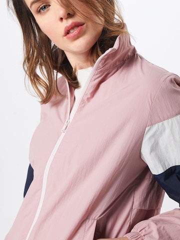 Urban Classics Between-Season Jacket in Pink